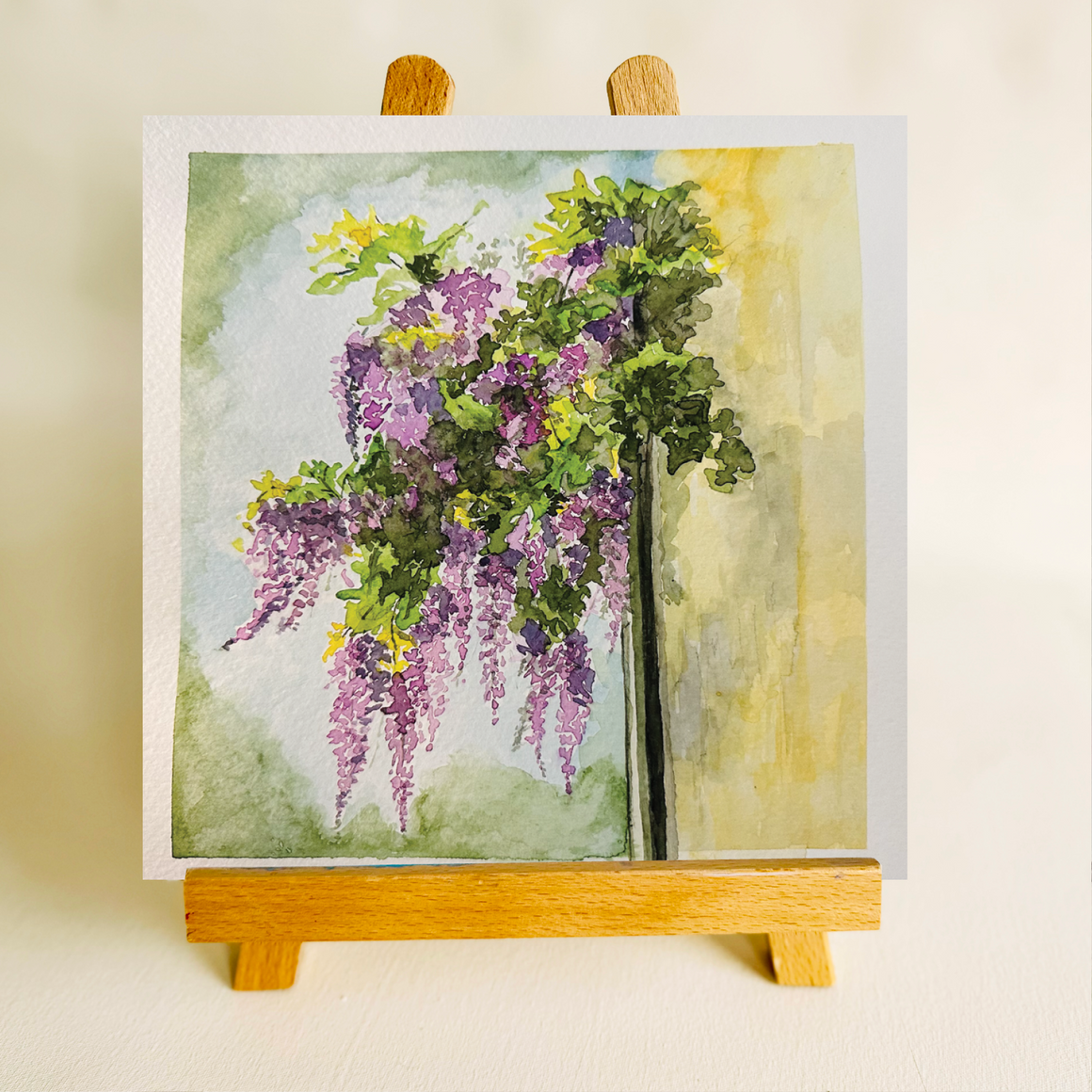 Watercolor Wisteria