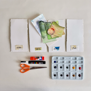 Watercolor Seasons Collage