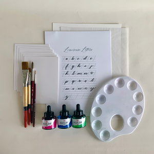 Watercolor Brush Pen Note Cards
