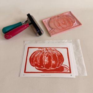 Block Printed Pumpkin