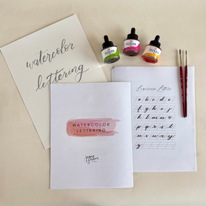 Watercolor Lettering Workshop
