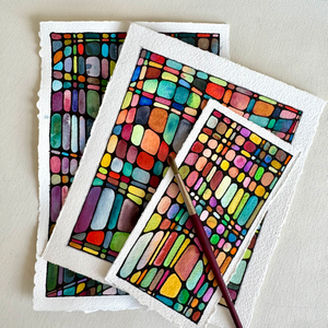 Stained-Glass Mixed Media