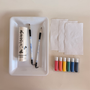 Multicolor Suminagashi Paper Marbling