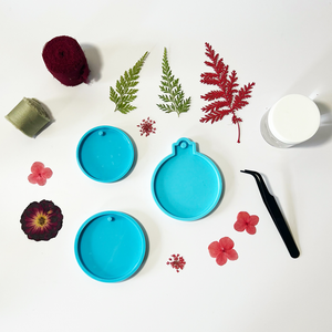 Fun with Flowers Resin Ornaments