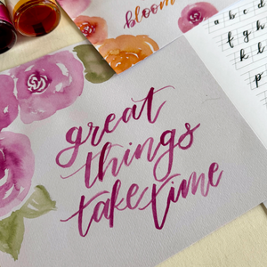 Watercolor Lettering Workshop