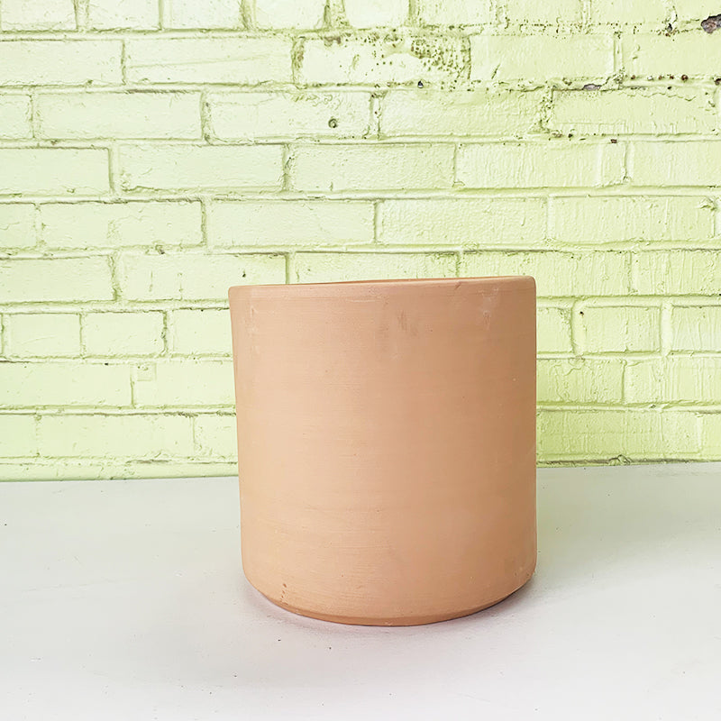 Deep Cylinder Planter Buff Clay