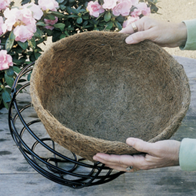 hanging plant pot liners Coco Hanging Basket Liner 14"