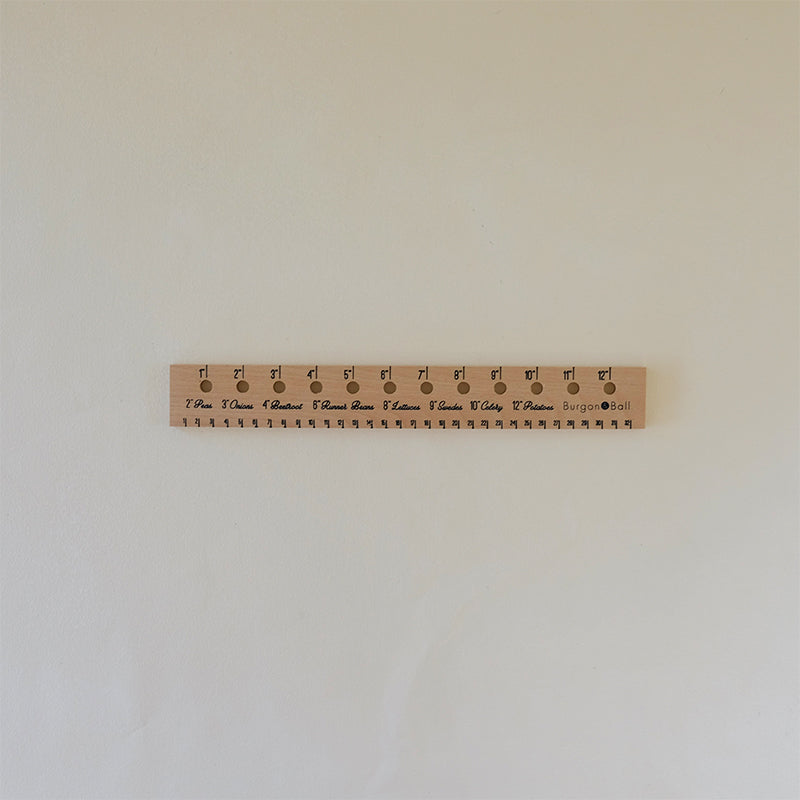 intervale seed and plant spacing ruler Seed & Plant Spacing Ruler 12"